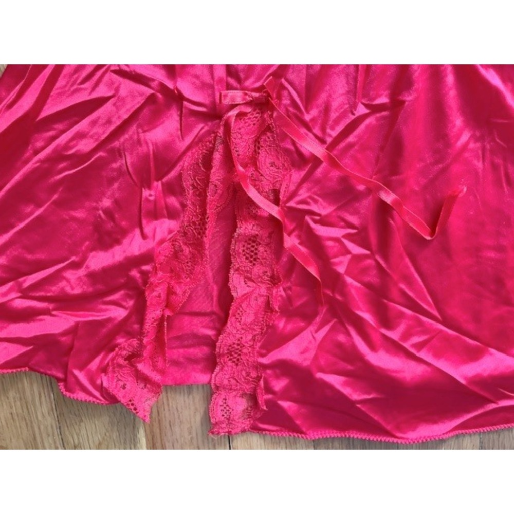 Vintage Darling body fashions Red bodysuit teddy lace lingerie size M - Picture 3 of 6